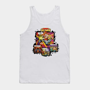 New Adventures of He-Man splash pages Tank Top